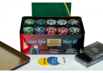 Набор для покера Holdem Lite Premium 200 фишек Номиналы 1, 5, 25, 50, 100
Сумма номиналов = 7240