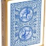 Карты для покера "Modiano Golden Trophy" 100% пластик, Италия, синяя - Карты для покера "Modiano Golden Trophy" 100% пластик, Италия, синяя