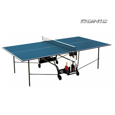 Теннисный стол Donic Indoor Roller 400 синий Размер стола: 274 х 152,5 х 76см 
Производство:Германия 