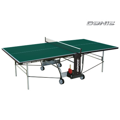 Теннисный стол Donic Indoor Roller 800 зеленый Размер стола: 274 х 152,5 х 76см 
Производство:Германия 
