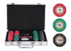 Набор для покера Luxury Ceramic 200 фишек