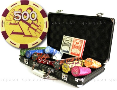 Набор для покера VIP 300 фишек Номиналы 25, 50, 100, 500, 1000 и 5000
Сумма номиналов = 187500