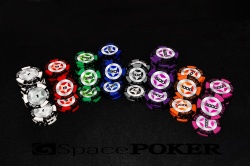 Фишки для покера Stars 14 и 15,5 грамм
