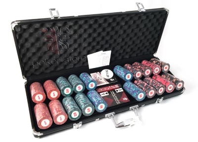 Набор для покера Casino Royale 500 фишек Номиналы 5, 25, 50, 100, 500 и 1000
Сумма номиналов = 93000