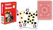 Карты для покера "Modiano Poker" 100% пластик, Италия, красная
