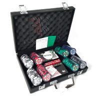 Набор для покера Stars 200 фишек (кожаный)