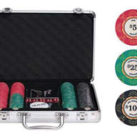 Набор для покера Luxury Ceramic 200 фишек