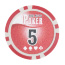 Набор для покера Leather Brown на 500 фишек - Набор для покера Leather Brown на 500 фишек
