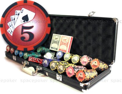 Набор для покера Royal Flush black 500 фишек Номиналы 5, 10, 25, 50, 100, 500 и 1000
Сумма номиналов = 87750