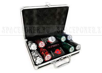 Набор для покера Stars Ultra 200 Номиналы 1, 5, 25, 50, 100
Сумма номиналов = 5300